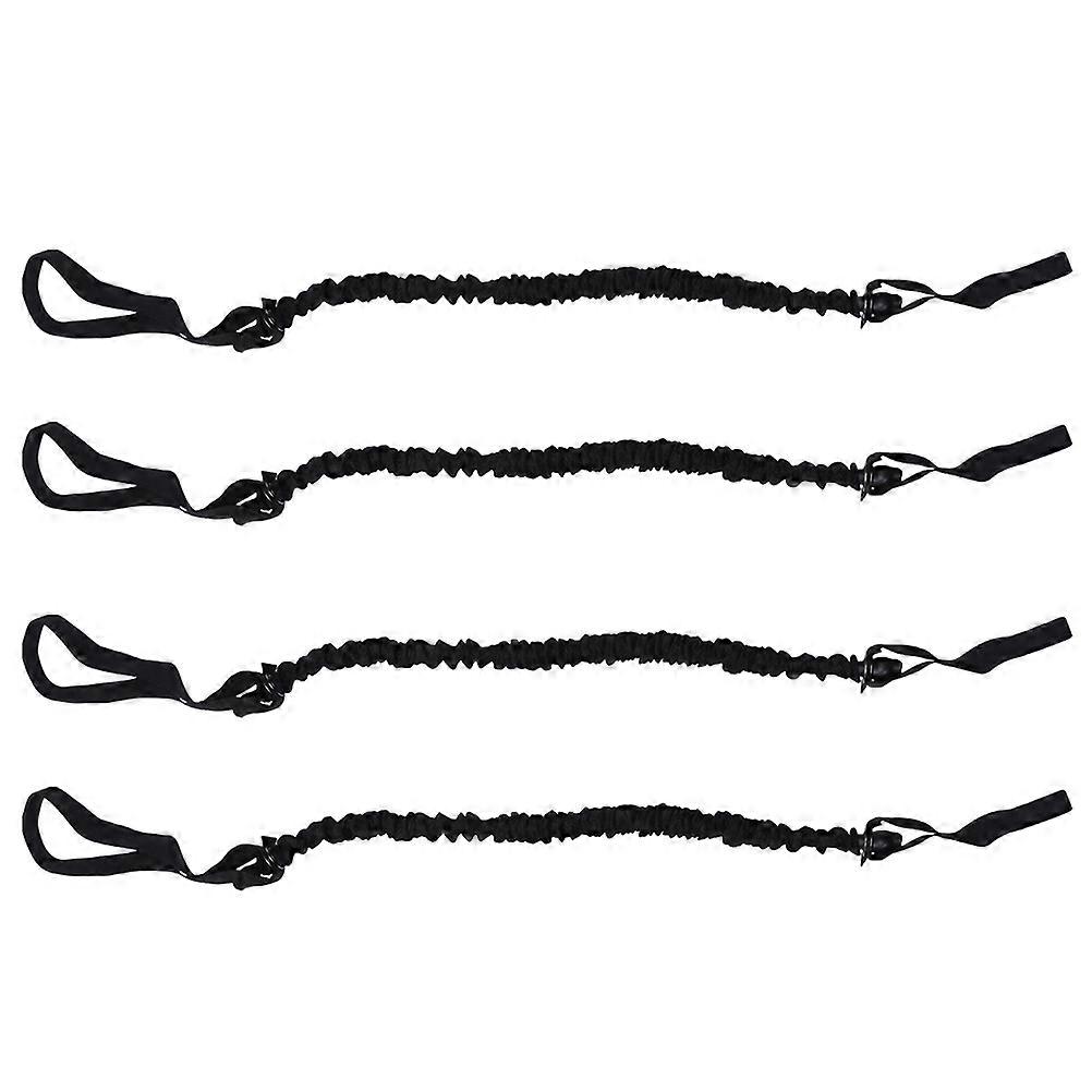 4Pcs Ab Roller Pull Ropes Abdominal Wheel Pull Ropes Ab Muscle Training Bands