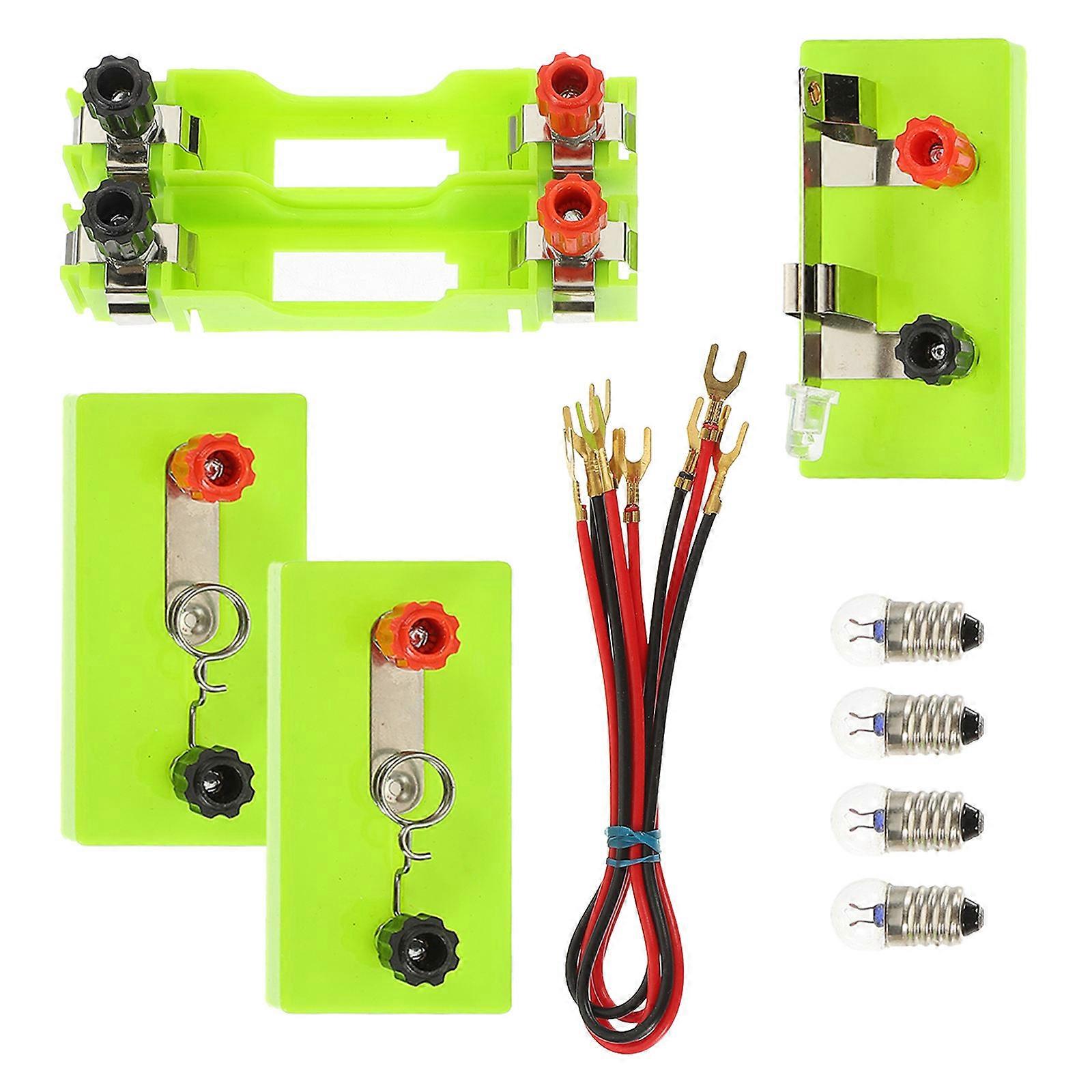 Educational Toys Physics Educational Model Basic Electricity Discovery Circuit Physics Battery Base