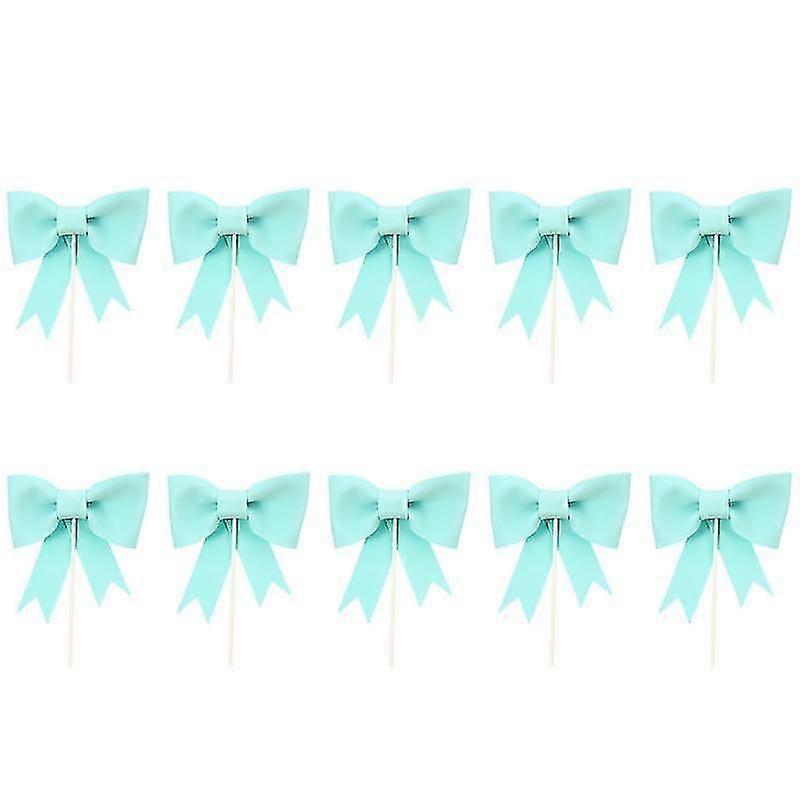 10pcs cake decorations , Bow Cake Topper