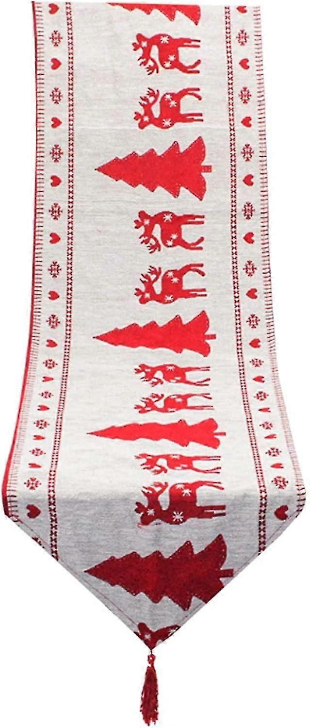 Christmas Table Runner Santa Red Table Runner Christmas