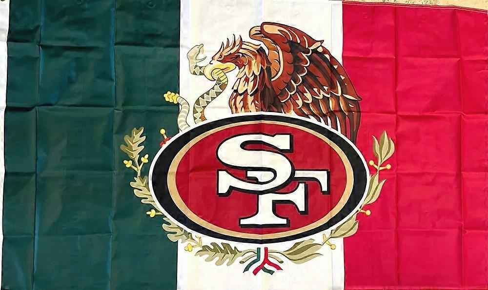 49ERS-EMBLEM/MEX-flagg YTP-543