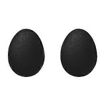 10X Black Rubber Hand Grip Ball Egg Men Women Gym Fitness Finger Heavy Exerciser
