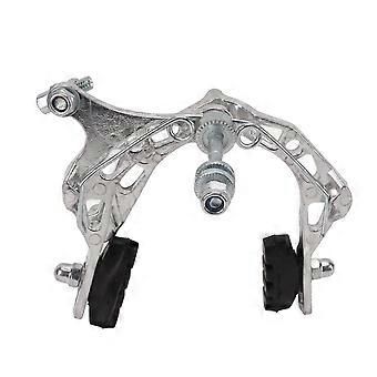Bicycle brake calipers, made of aluminum alloy, high strength, stable and durable, compatible with motorcycles and mountain bikes, silver.