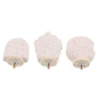 3pcs Vogel Barsch Ständer Schnabel Schleifstein Papagei Kalzium Barsch Fuß Klauen Trimmer Sittich Plattform Papagei Kauspielzeug für Lovebird Nymphensittich Conure