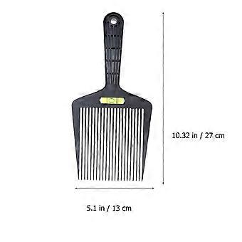 Haarkam Professioneel Kappers met Push-Shear Kam voor Baber Shop Salon (Zwart)