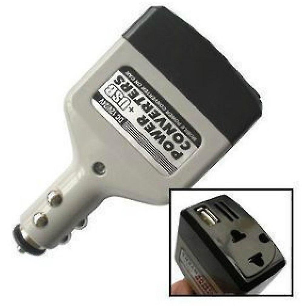 12v/24v إلى 220v سيارة متنقلة الطاقة العاكس محول السيارات سيارة محول الطاقة شاحن المستخدمة لجميع الهواتف المحمولة العالمية