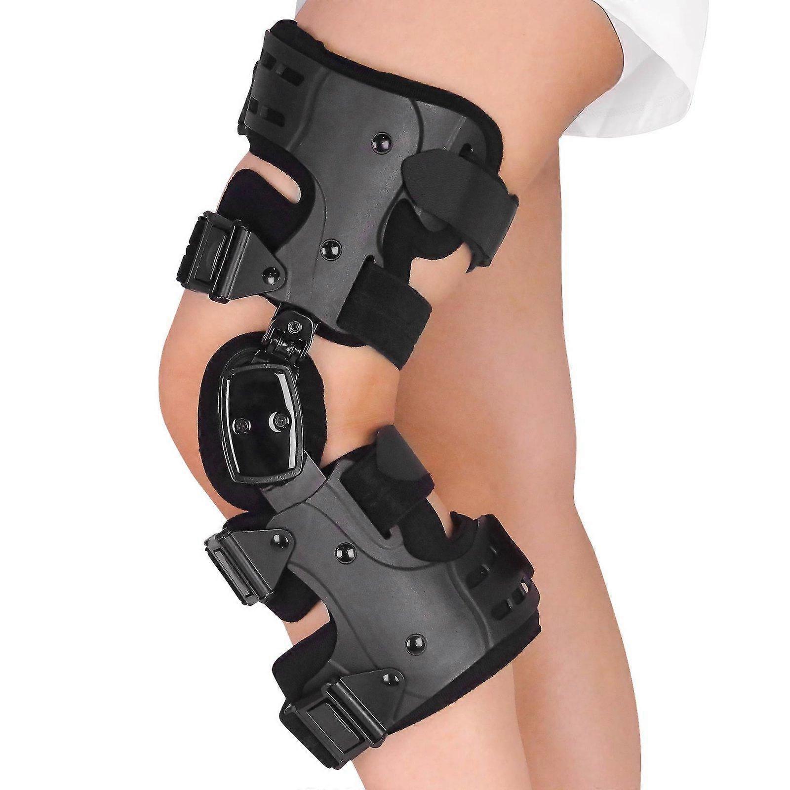 Knee Brace Multi-Angle Adjustment Adjustable Knee Immobilizer Side Stabilizers