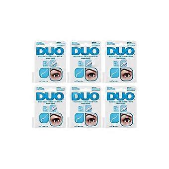 DUO Klebewimpern - Weiß-Transparent