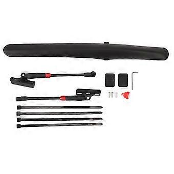 Bike Rear Mudflap Adjustable Streamlined Low Wind Resistance with Tail Light Road Bike Rear Mud Guard for Replacement