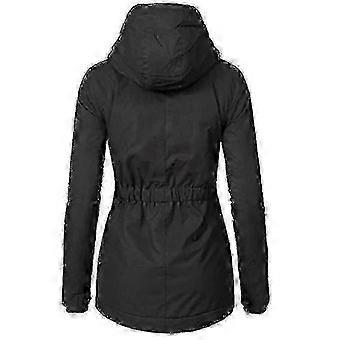 Fleece Lined Winter Coat for Women Waterproof-Good