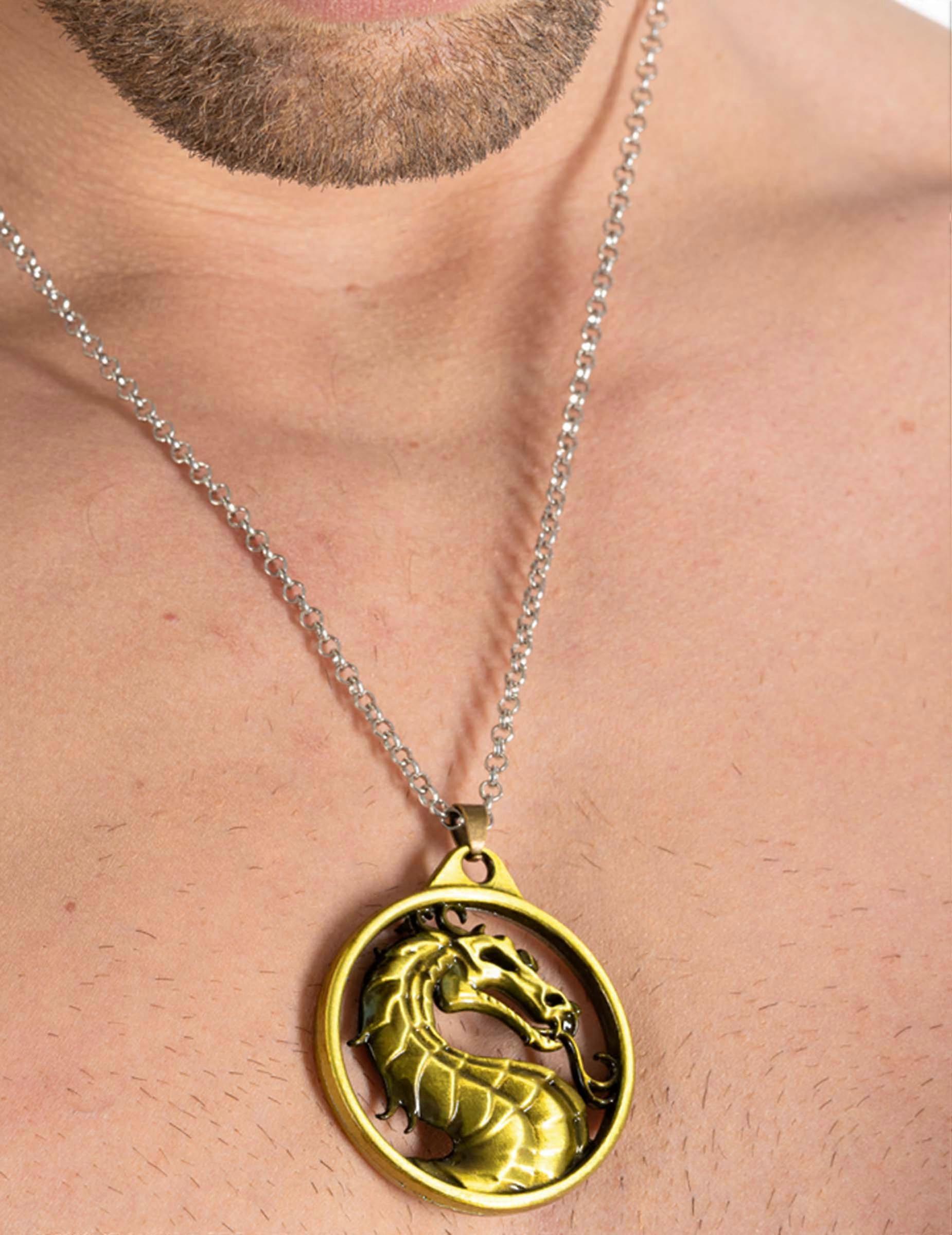 Collier Mortal Dragon bronze