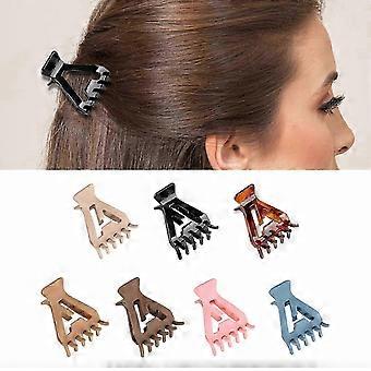 Para cabelos cacheados e finos, conjunto de 7 presilhas para levantar a raiz, presilhas de resina multicoloridas para dar volume e estilizar o cabelo, sem marcar a linha do penteado.