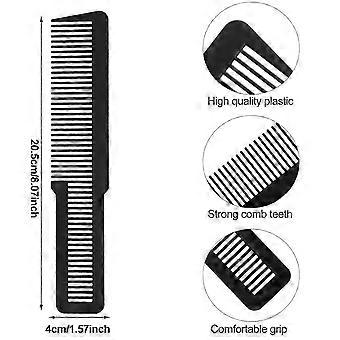 6 Pieces Clipper Barber Comb Professional Flat Top Combs compatible with Stylists