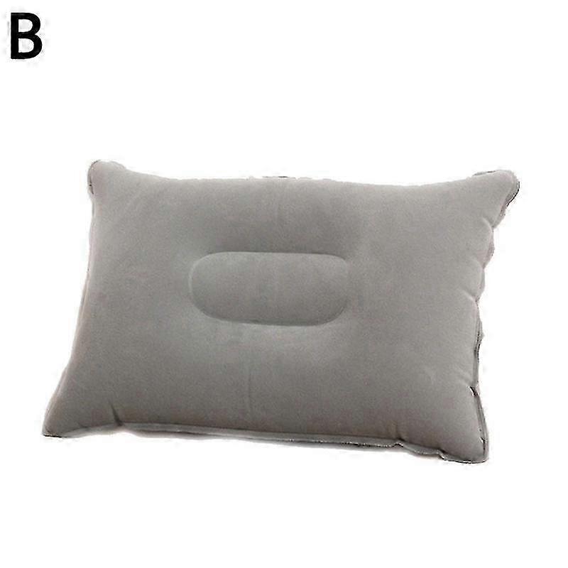 PVC Flocked Inflatable U-Neck Pillow