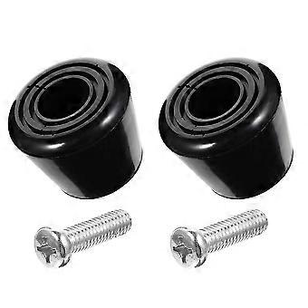 Roller Skate Brake Pads PU Sturdy Durable Compatible with Most Roller Skates 2 Pack with Screws