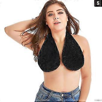 Hanging Neck Wrapped Bra,No Steel Ring,Tube Top,Cotton Blended Fabric