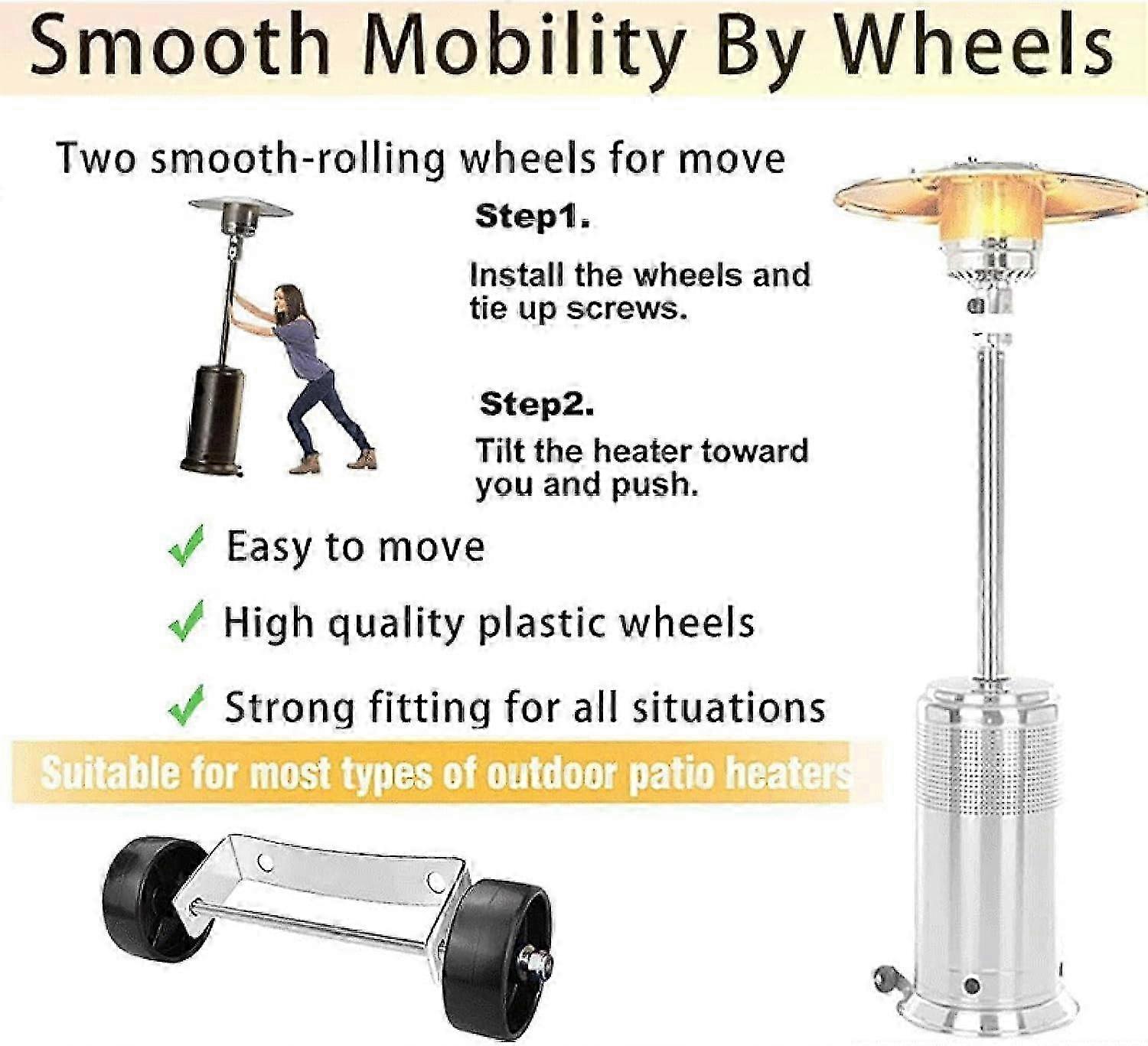 Outdoor-Grade Stainless Steel Wheel Set