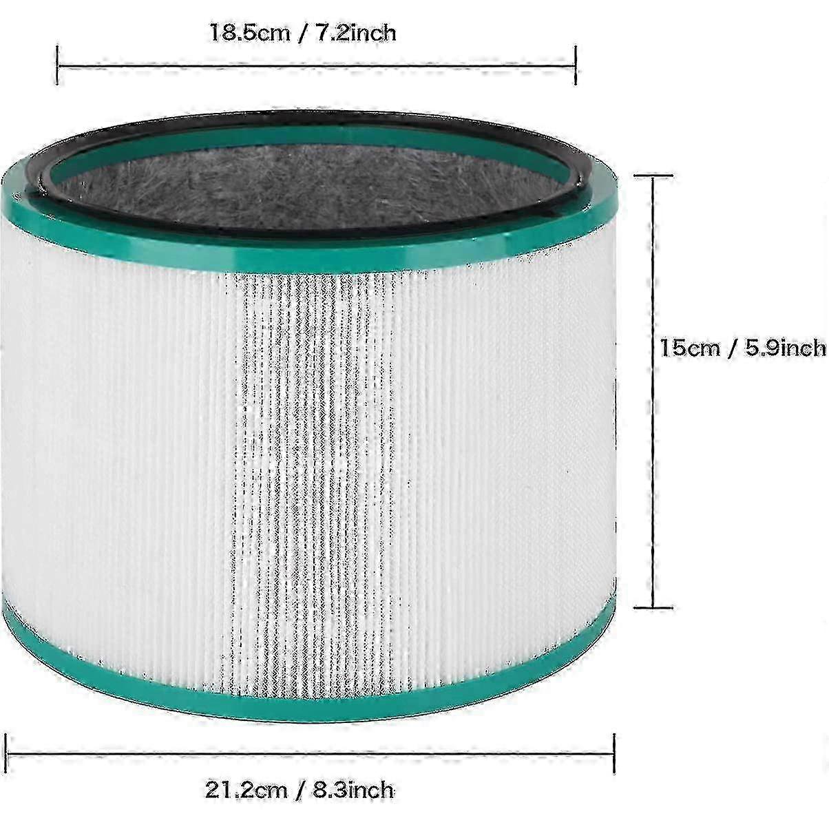 HEPA Filter Replacement compatible with Dyson Pure Cool Link DP01 DP02 HP01 HP02 Models