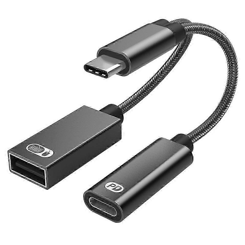 Braided Aluminium USB C PD Adapter