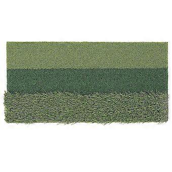 Golf Hitting Mat, Realistic Green Turf PP Foam Training Mat, Portable Swing Accuracy Practice Mat for Indoor Outdoor, 59x28x1cm, 1 Piece