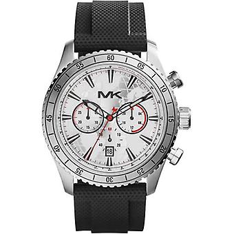 Mkors Richardson Quartz analoge man horloge met MK8353 roestvrijstalen armband