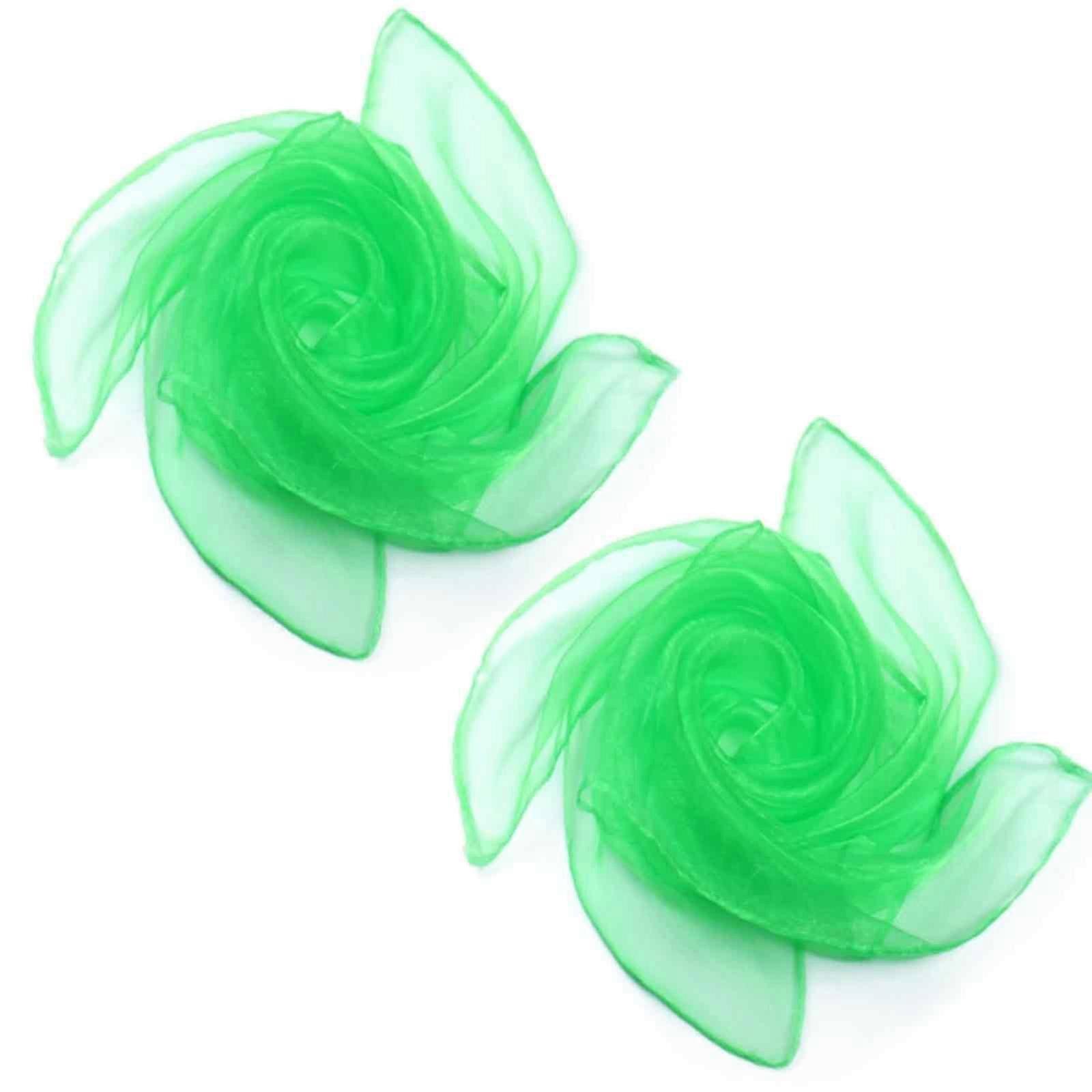 Chiffon Feel Lightweight Retro Square Scarf
