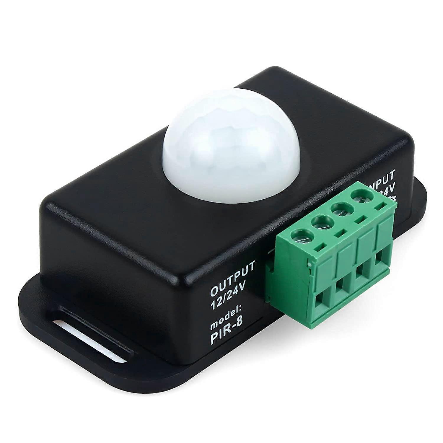 12V 24V PIR Sensor LED Bewegingssensor - Schakelaar met Timerfunctie