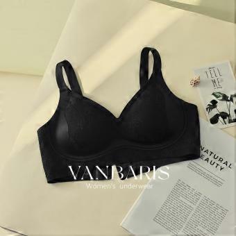 Intimo donna senza cuciture, con coppe ultra-sottili, in pizzo e raso Tang Feng, con effetto sollevante e contenitivo, per un supporto ottimale e una vestibilità perfetta.