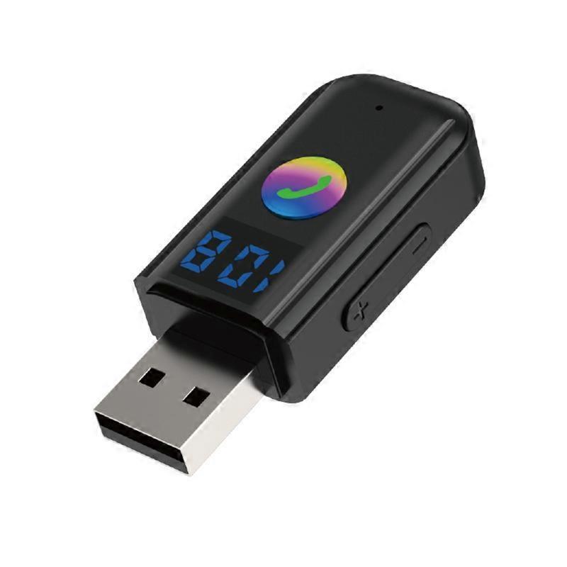 BT960 Bluetooth 5.3 Car FM Audio Receiver with LED Digital Display
