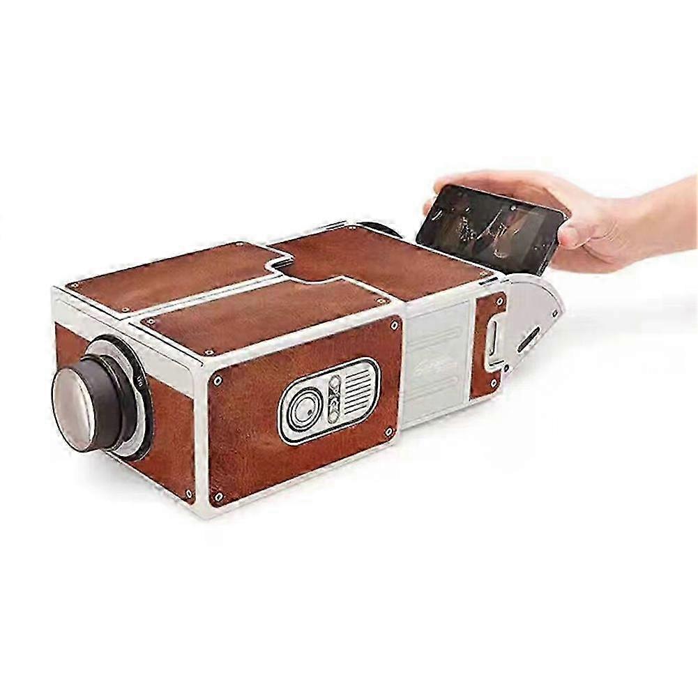 Cardboard Smartphone Projector 8x Magnification