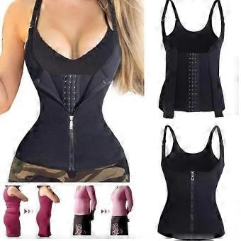 R10 Adjustable Hook Waist Slimming Belt Corset Tummy Abdomen Control Burn Fat Sauna Belt