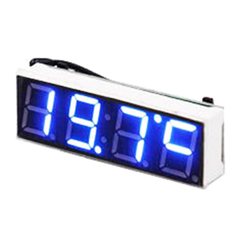 Watch Mini Car Digital Clock Thermometer Voltmeter 3 In 1 Led Display Digital Timer Voltmeter Interior Electronic Accessories