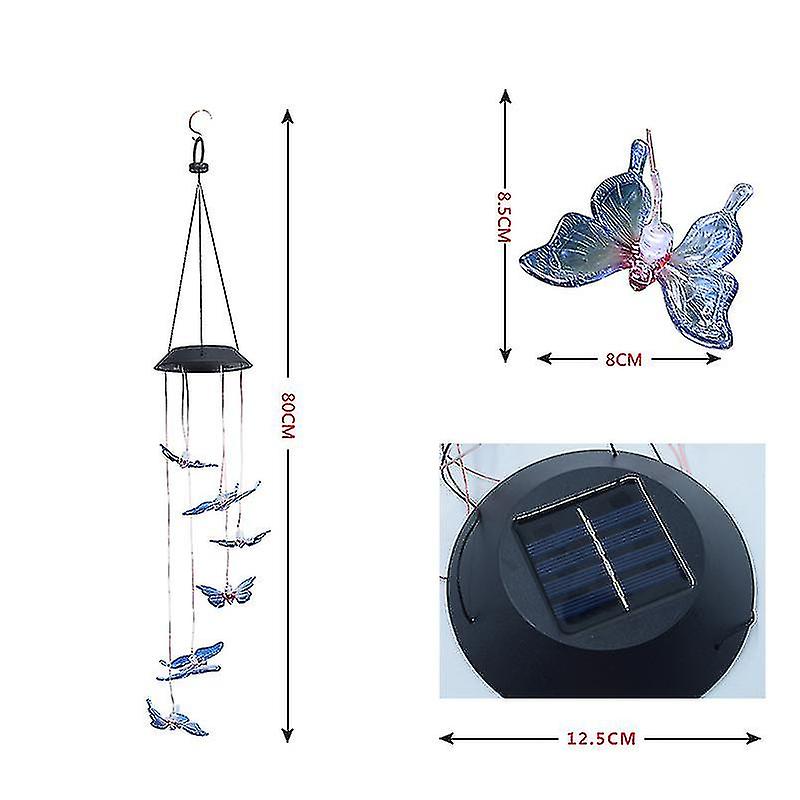 Wind Chime Color Changing Solar Mobile Light