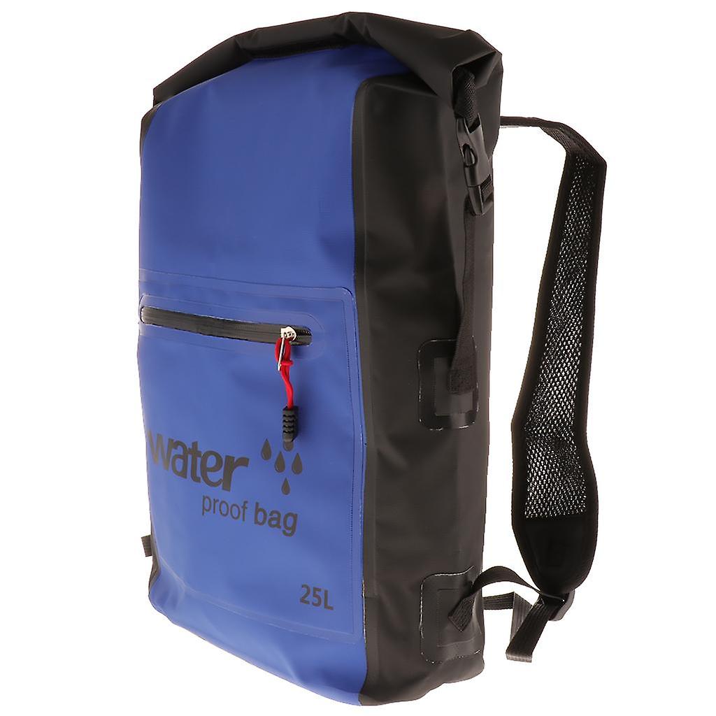 Waterproof Two-shoulder bag drifting Kayaking Camping Hiking Backpack blue