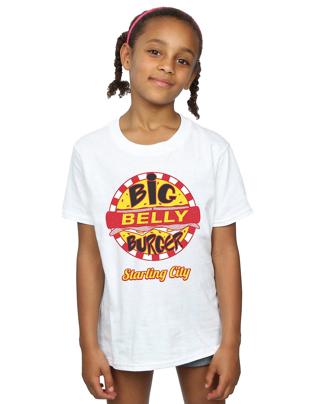 DC 漫画 女孩 箭头 大肚皮汉堡标志 T 恤