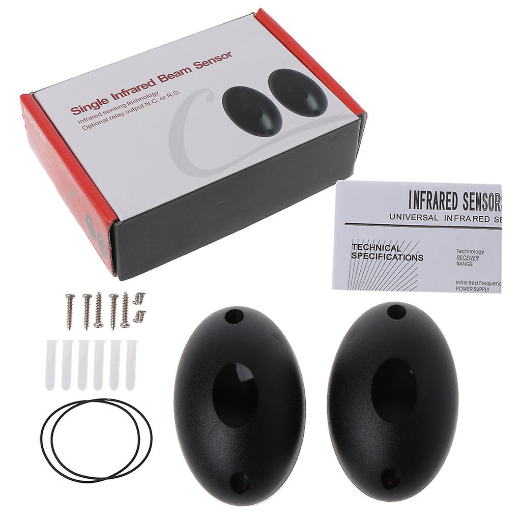 12V Active Photoelectric Single Infrared Beam Sensor Barrier Detector for Gate