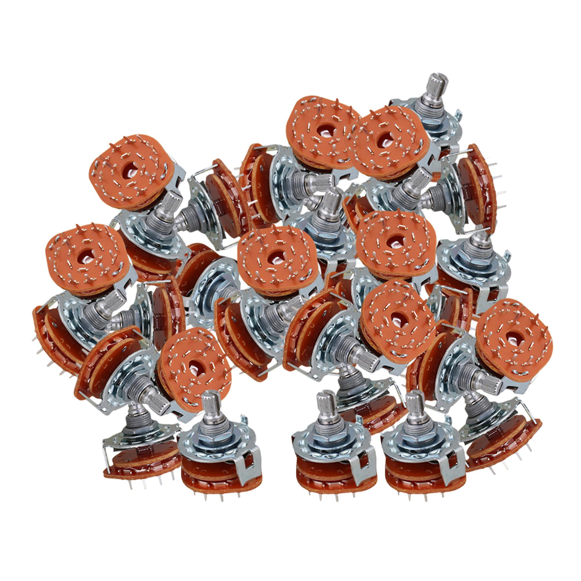 40pcs 6Way Guitar Amplifier Rotary Switch for Custom Wiring Guitar