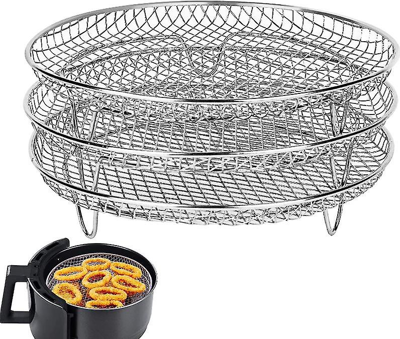 Air Fryer Accessories,Air Fryer Three Stackable Racks