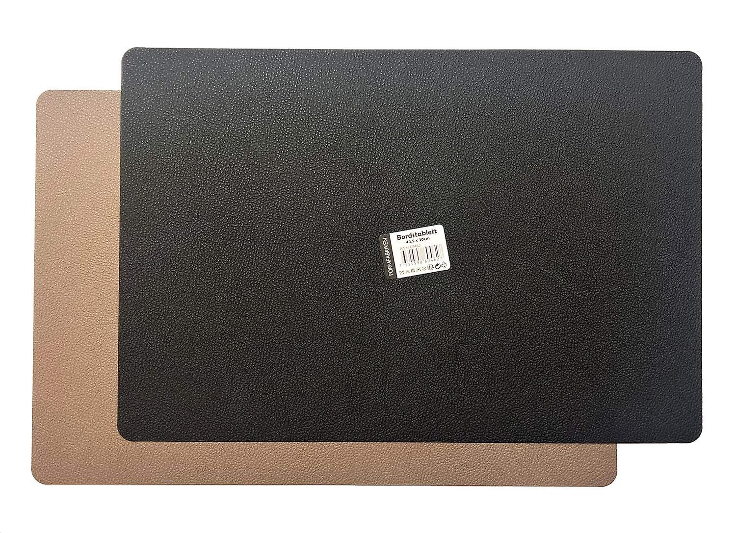 Coaster Leather Look Brown / Black 4-pack