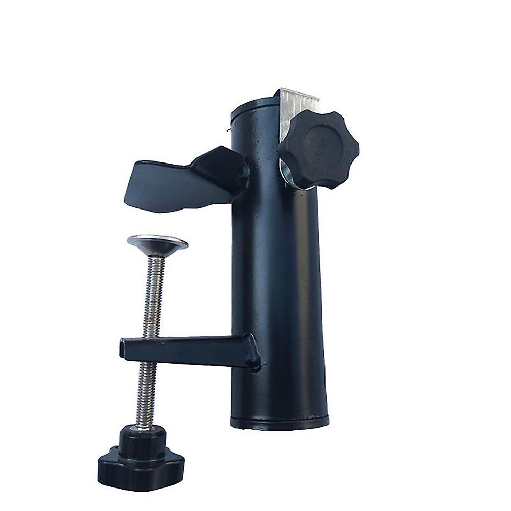 Parasol Holder For Rectangular Railing, Umbrella Stand Made Of Metal Fixed Clip Bracket Umbrella Stand Balcony Umbrella Holder, Table Clamp For Balcon