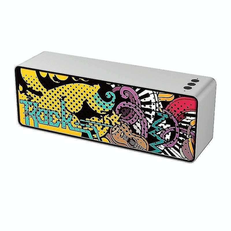 F2 Mini Wireless Computer Card Subwoofer Bluetooth Speaker(silver)