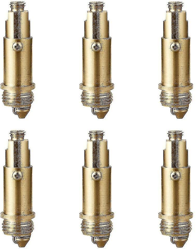 6 Pieces Drain Plug Bouncing Core Pop up Basin Brass Spring Bolt Fits Most Bathtub Sink Basin Drain