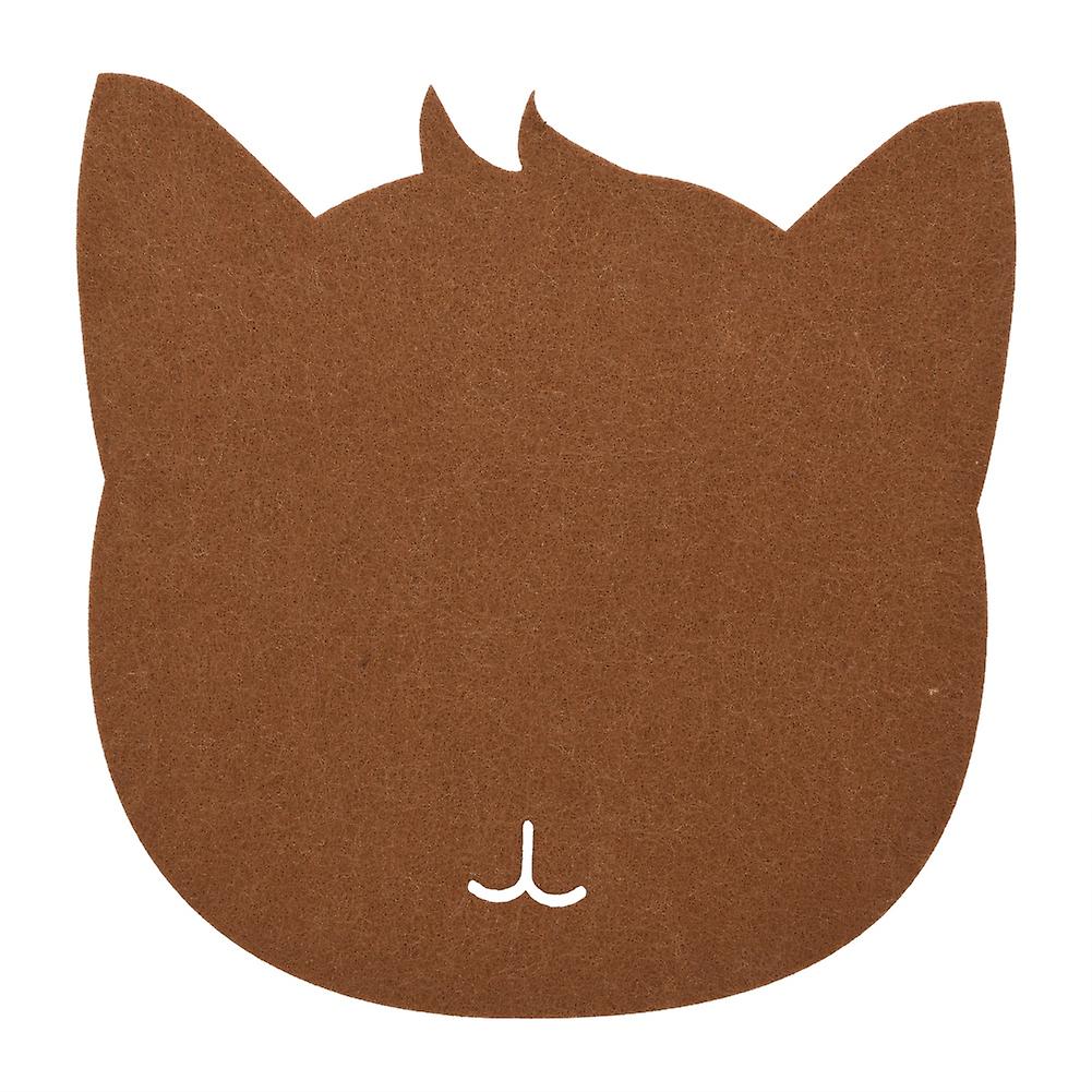 Cat Shape Anti static Felts Table Mouse Pad Office Dust proof Desk Pads