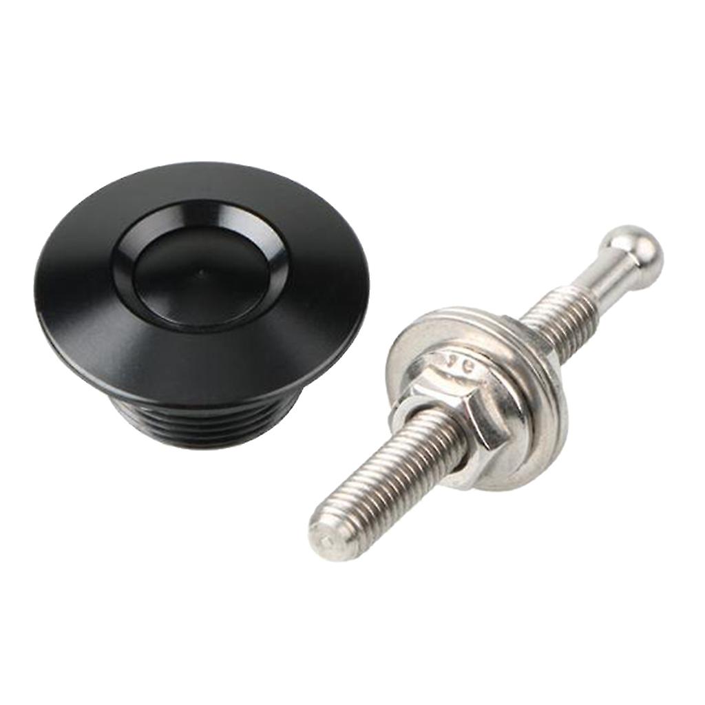 Car Bonnet Quick Release Hood Pins Lock Black