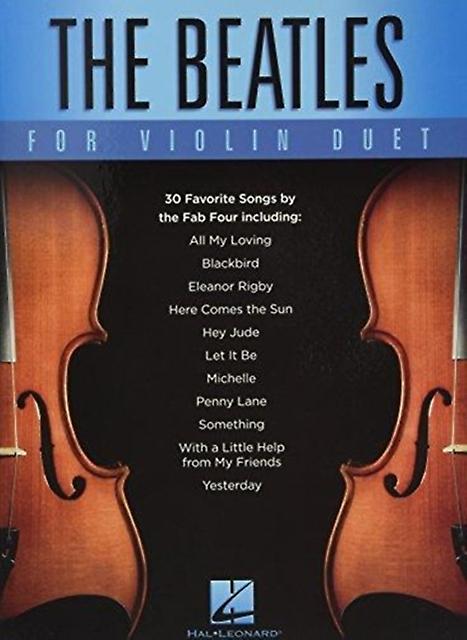 The Beatles For Violin Duet Book Book