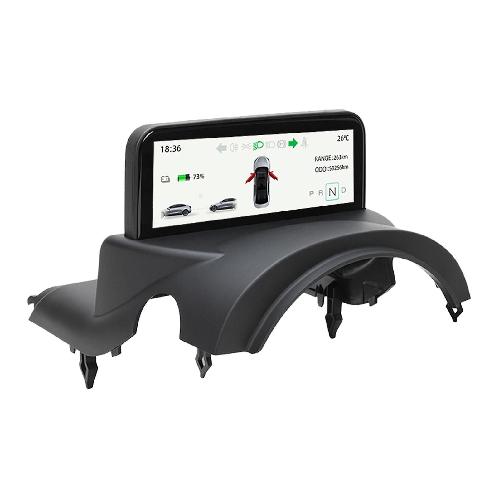 Car Dash Board Display Embedded Design Odometer HUD for Tesla Model Y 3 Style A