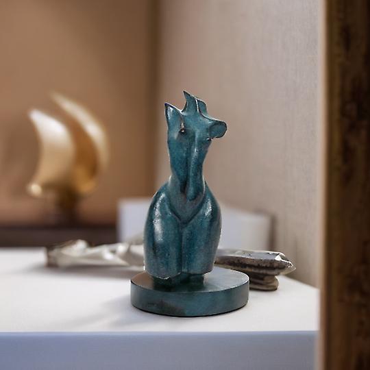 Marianne – Weiblicher Torso Blaue Patina Skulpturen & Statuen