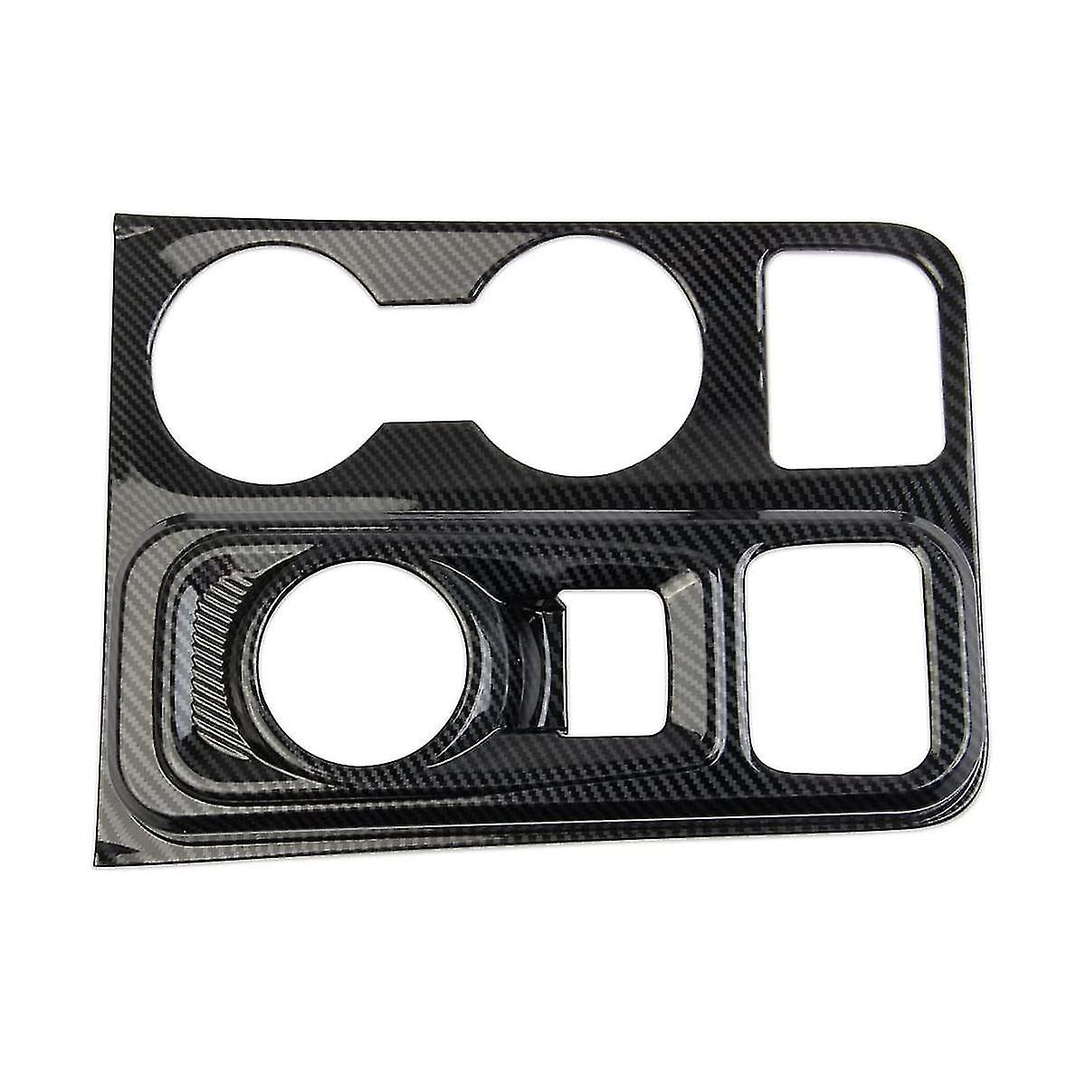 Control Gear Shift Panel Cover For 2022 Accessories, Abs Carbon Fiber