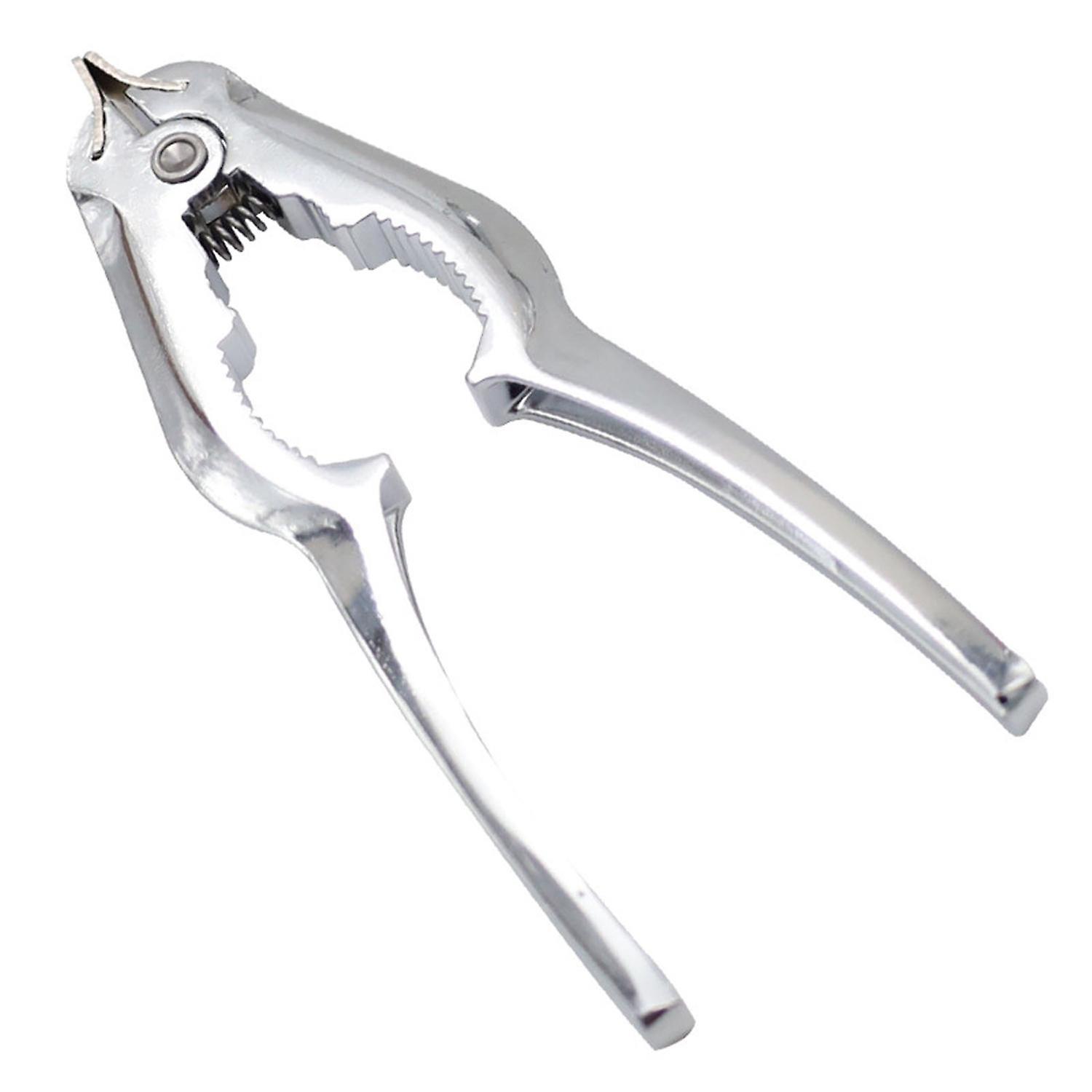 2 x Crab Cracker Labor Saving Automatic Rebound Spring Design Mirror Polished Non-slip Multi-functio