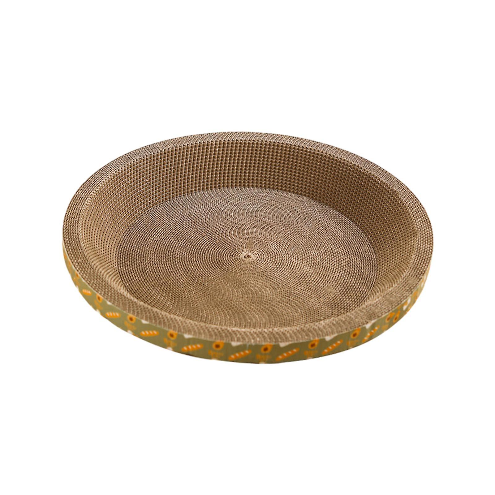 Round Cat Scratching Board Sofa Pet Supplies Cat Scratcher for Grinding Claw M